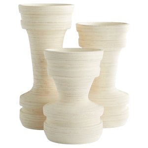 Taras Vase | White -Small