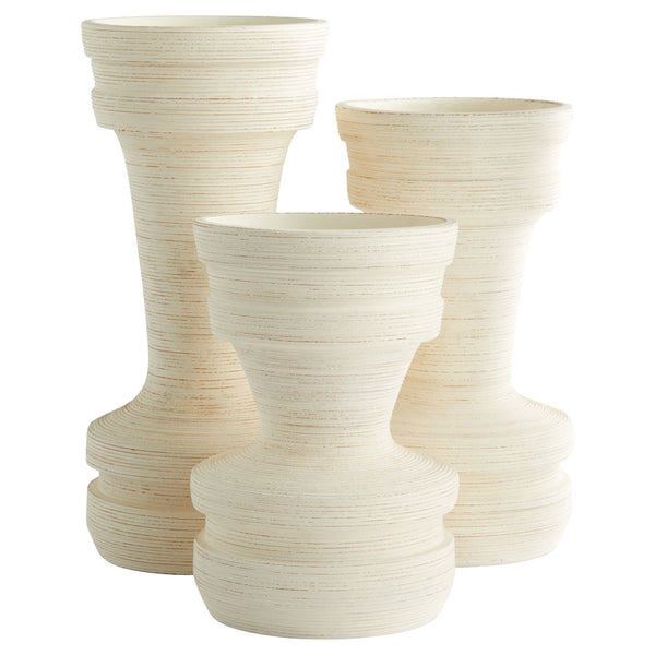 Taras Vase | White -Small