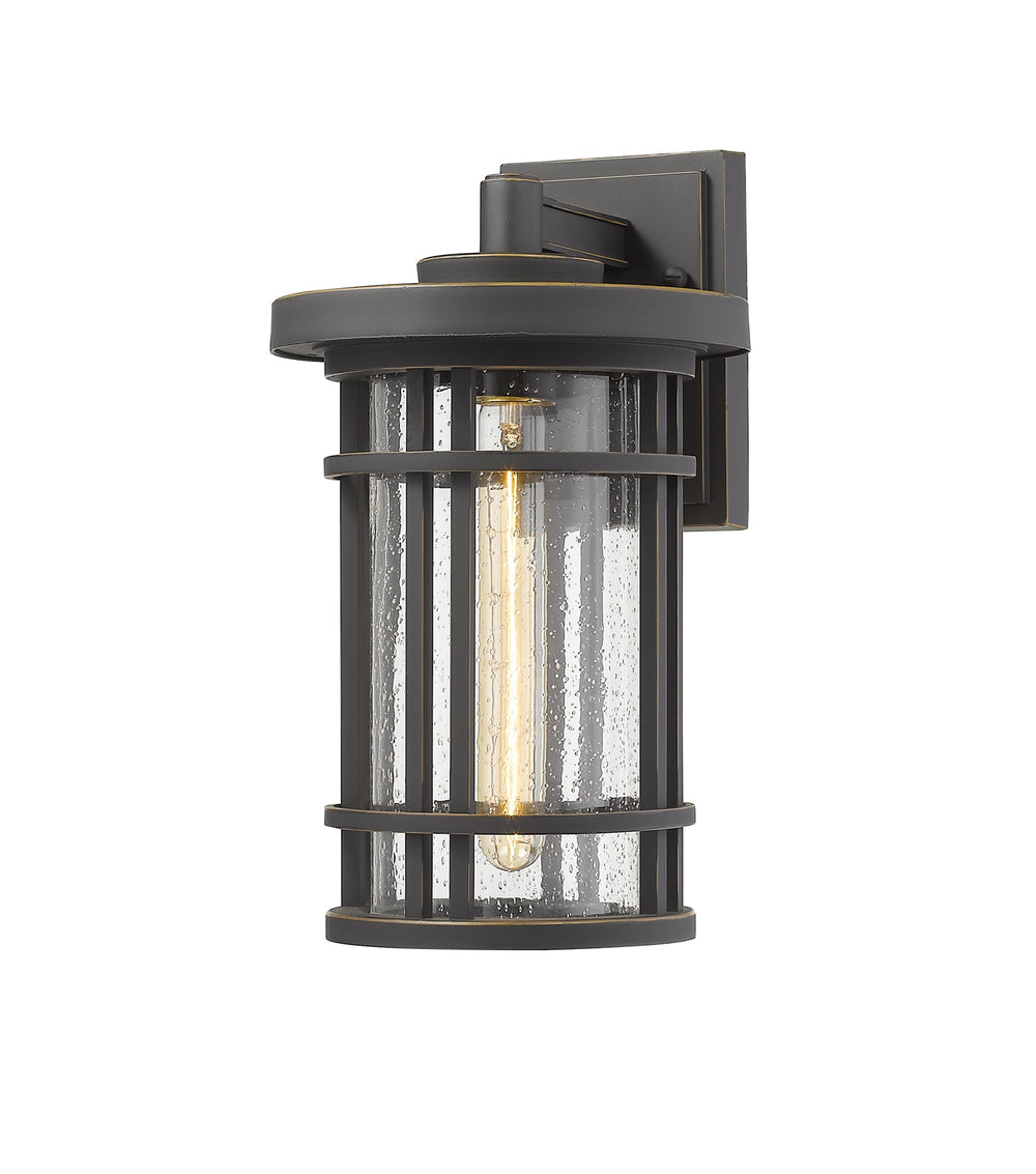 Jordan 1 Light Outdoor Wall Sconce in Oil Rubbed Bronze Finish