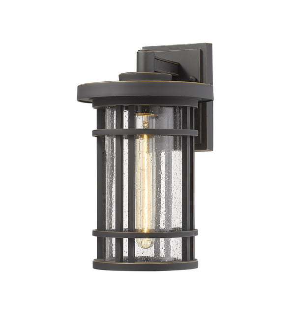 Jordan 1 Light Outdoor Wall Sconce in Oil Rubbed Bronze Finish