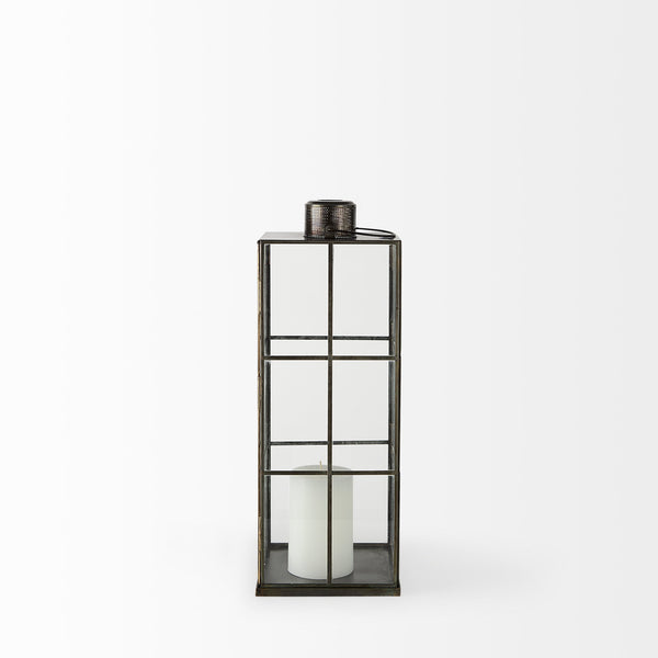 Grimwig (Medium) 8L x 8W x 23H LANTERN W/SHEET BASE WITHOUT BEVEL