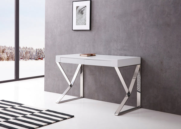 Vivian Modern Noho Desk in White