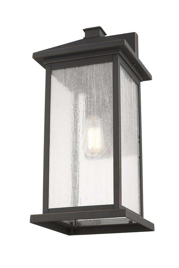 Portland 1 Light Outdoor Wall Sconce in Oil Rubbed Bronze Finish