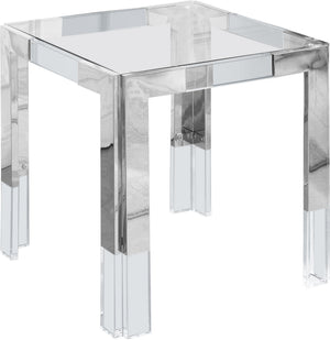 Alberto End Table In Chrome