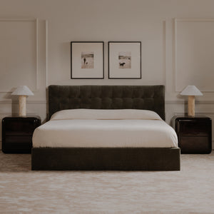 Moe's Sebastion King Storage Bed in Green