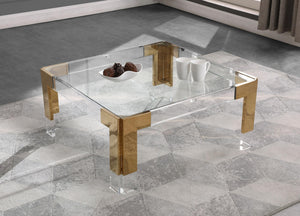 Alberto Coffee Table In Gold