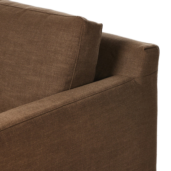Hampton Slipcover Swivel Chair - Antwerp Cafe