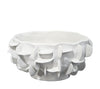 Helios Ceramic Decorative Bowl, White