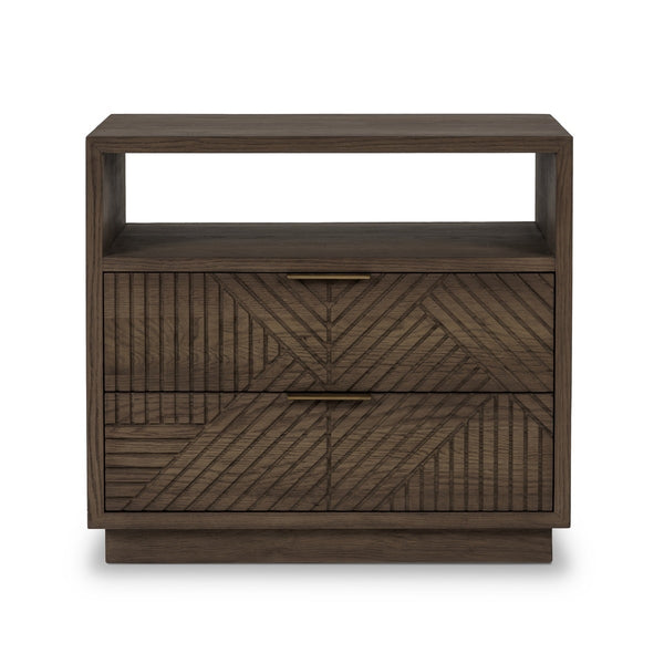 Santa Clara Solid Wood 2Dwr Nightstand