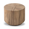 Renan End Table in Natural Reclaimed French