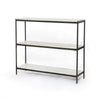 Felix Small Console Table In Hammered Grey