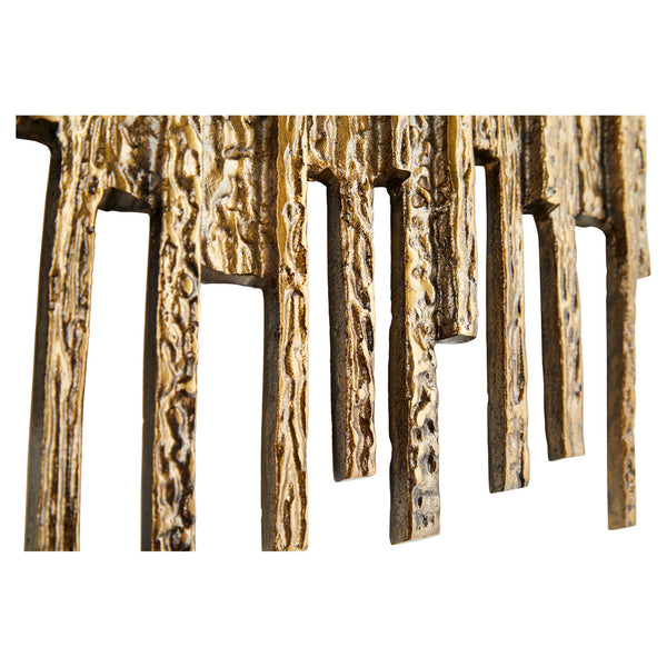 Ledger Wall Decor | Antique Brass - Large