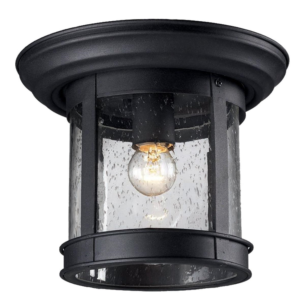 Outdoor Flush Mount Outdoor Flush Mount Light in Black Finish