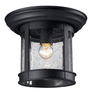 Outdoor Flush Mount Outdoor Flush Mount Light in Black Finish
