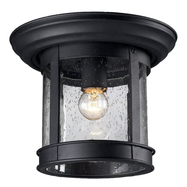 Outdoor Flush Mount Outdoor Flush Mount Light in Black Finish