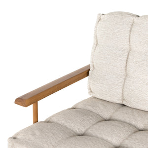 Beck Outdoor Sofa 85" In Natural Teak