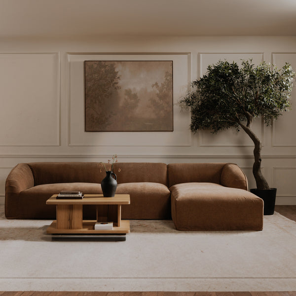 Casey Small Coffee Table in Rustic Oak