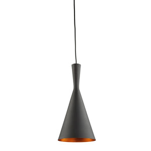 Connecticut JA800 Pendant in Matte Black & Copper