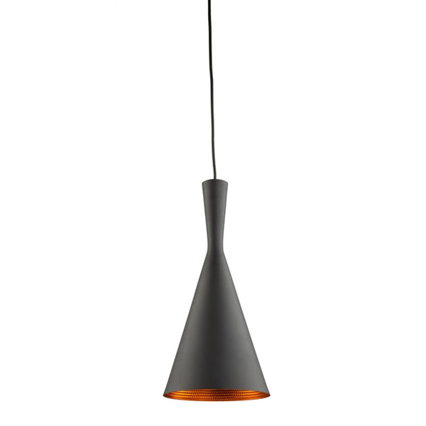 Connecticut JA800 Pendant in Matte Black & Copper