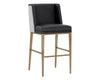 JOPLIN BARSTOOL - CANTINA BLACK / VERA WHITE PEPPER