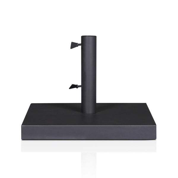 Baska Outdoor Umbrella Stand - Black Stainless Steel