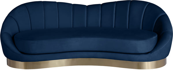 Jesse Sofa In Navy Velvet