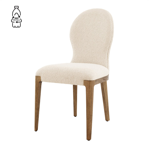 Eldoris Boucle Dining Side Chair, Palladian Beige