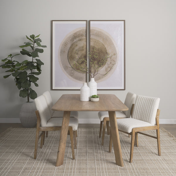 Welborn 72" Light Brown Wood Rectangular Dining Table