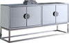 Grace Sideboard/Buffet In Mirrored/Chrome Base