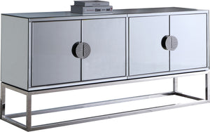 Grace Sideboard/Buffet In Mirrored/Chrome Base