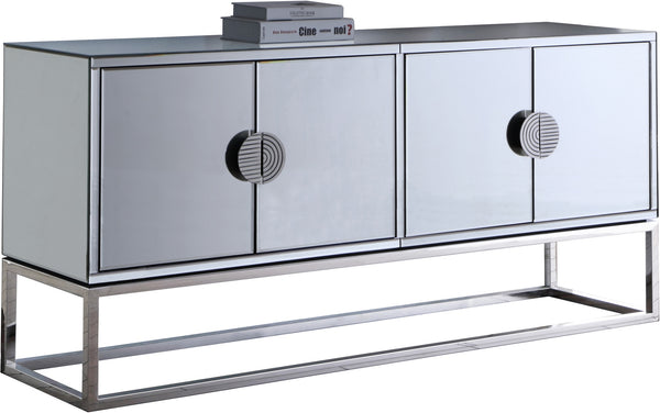 Grace Sideboard/Buffet In Mirrored/Chrome Base
