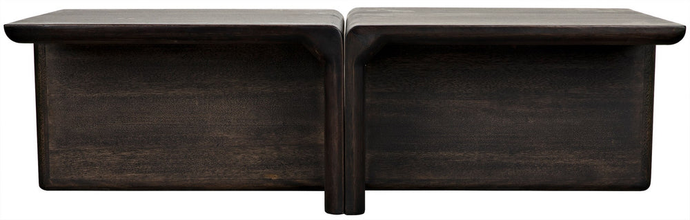 Hagen Coffee Table, Ebony Walnut