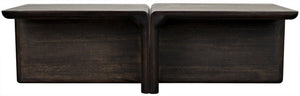 Hagen Coffee Table, Ebony Walnut