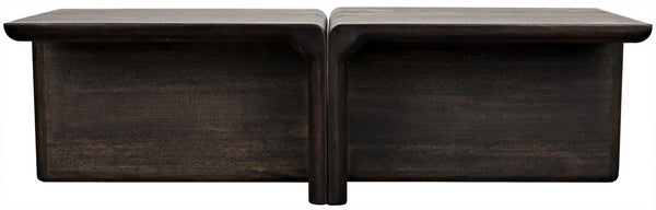 Hagen Coffee Table, Ebony Walnut