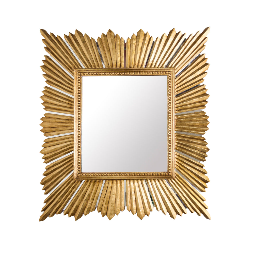 EXTRA LARGE RAYMOND MIRROR IN GOLD LEAF