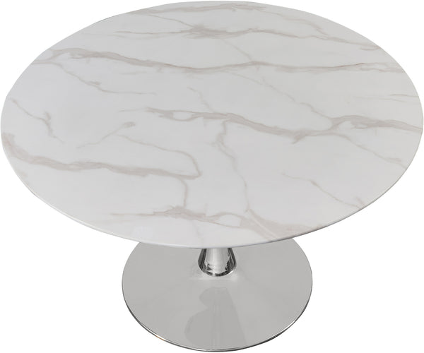 Omar Dining Table In Chrome