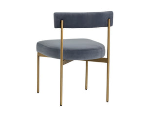 Seneca Dining Chair - Velvet Slate