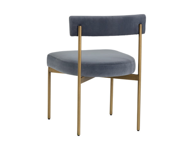 Seneca Dining Chair - Velvet Slate