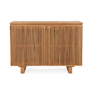 Roya Solid Wood 2Dr Cabinet - Tawny Brown