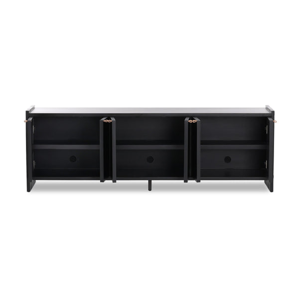 Etro Media Console - Black Wash Poplar