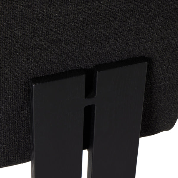Roxy Dining Chair In Gibson Black
