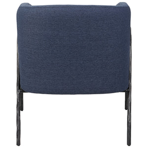 Jacobsen Denim Barrel Chair