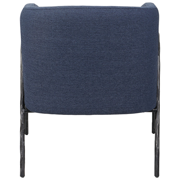 Jacobsen Denim Barrel Chair