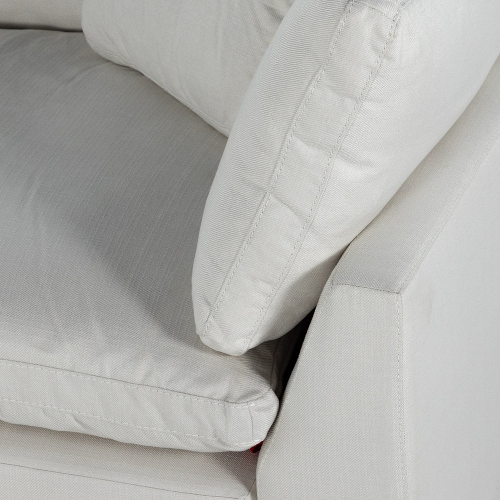 Stevie 4Pc Laf Sec Sofa W/Ottoman In Ivory