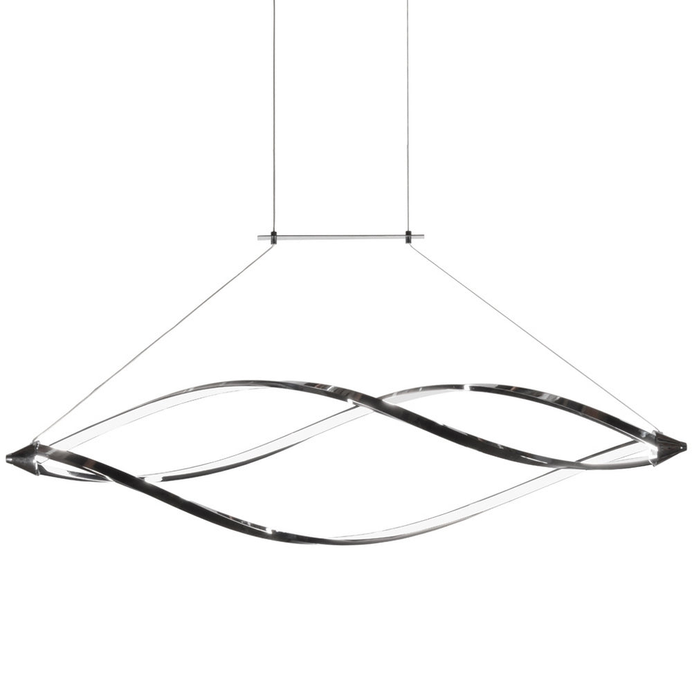 LED Horizontal Pendant w/Swooped Arms