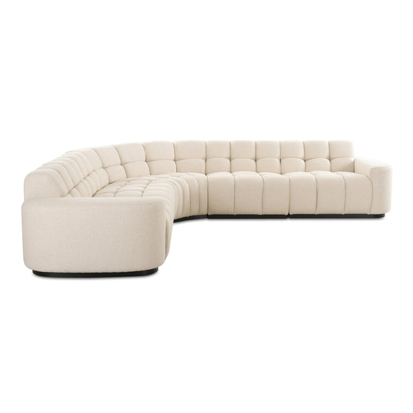 Moe's Roman L-Shaped Sectional in Beige