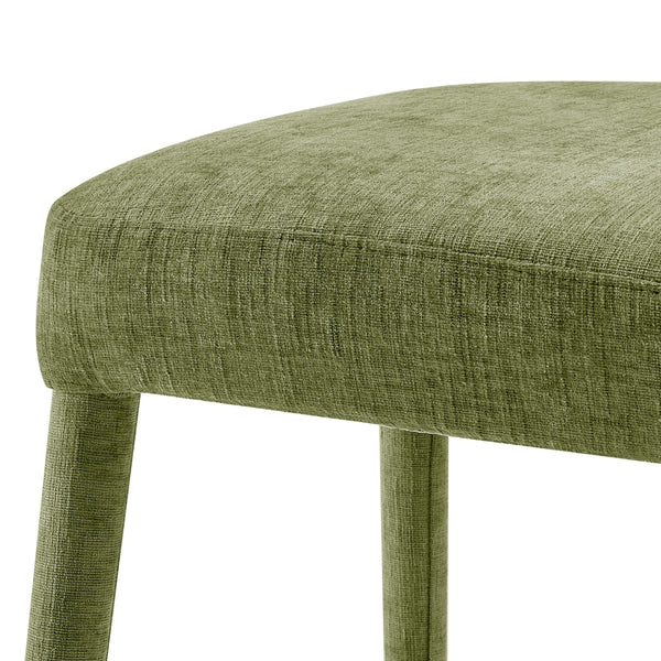 Rylee KD Chenille Backless Counter Stool, Millburry Green 
