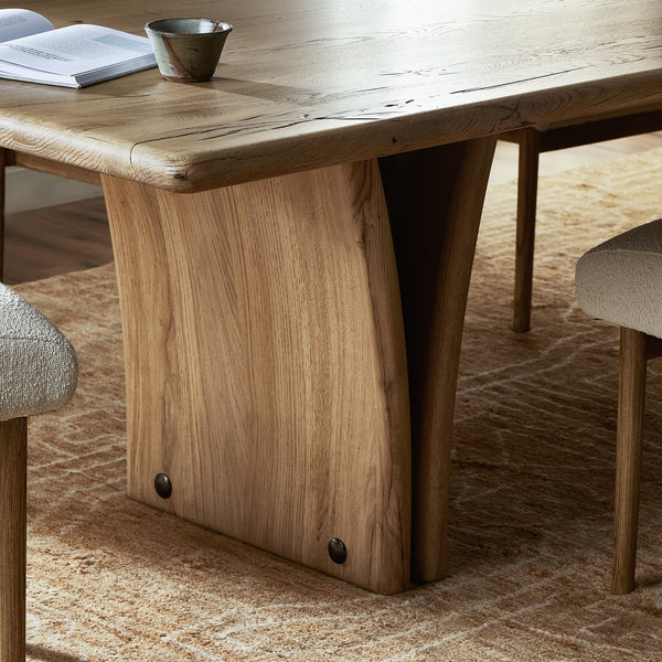 Marcon Dining Table in Natural Reclaimed French