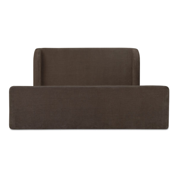 Moe's Sophia Queen Storage Bed Brown