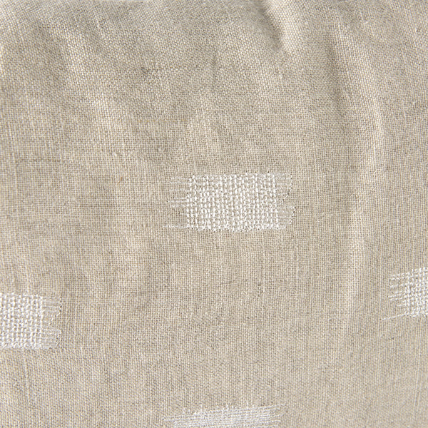 Lacey 13 x 21 Beige/White Decorative Pillow Cover